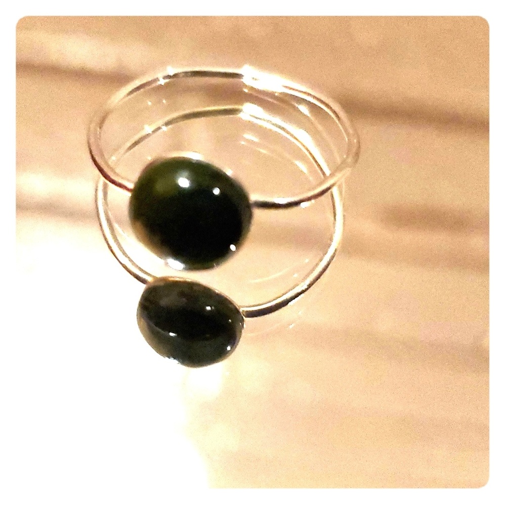 Sterling Jade Ring